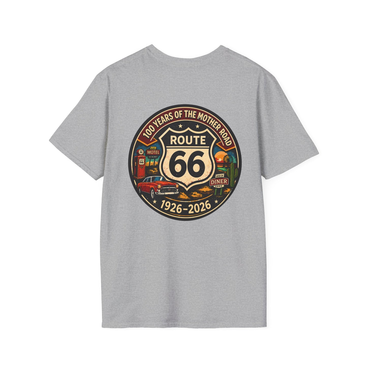 Route 66 Vintage Emblem T-Shirt