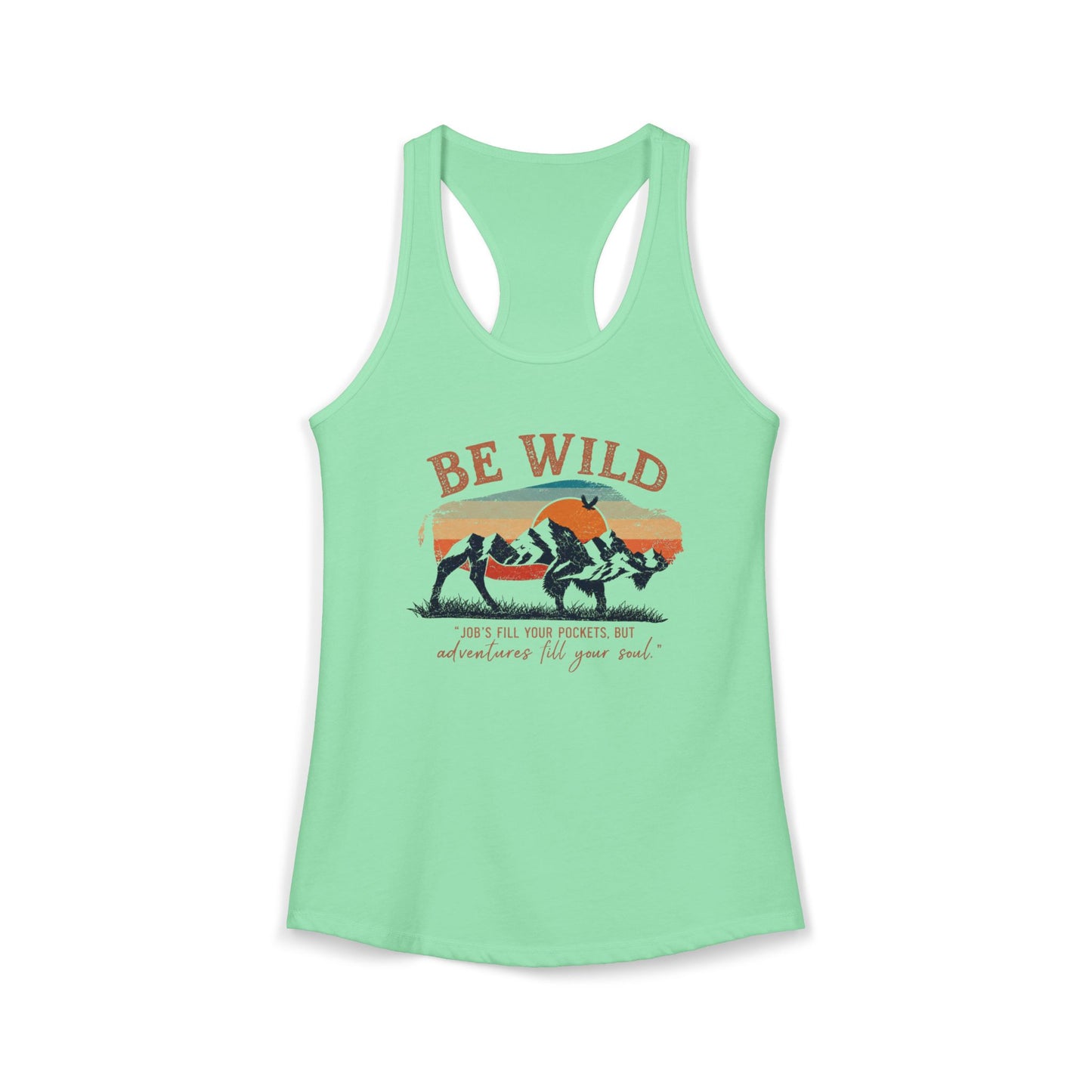 Be Wild Women's Ideal Racerback Tank