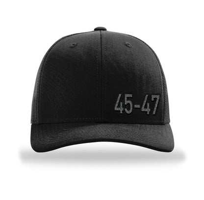 TRUCKER - 45-47 Black Hat