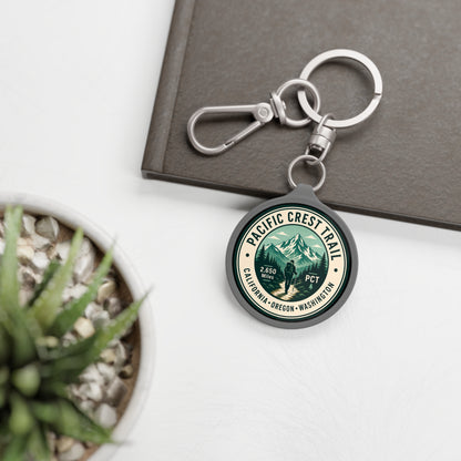 Pacific Crest Trail Keyring Tag — 2,650 Miles Hiker Keychain