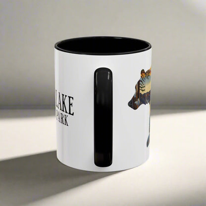 Crater Lake Bear Colored Mug