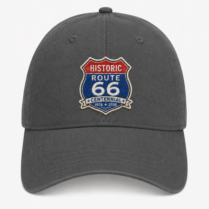 Route 66 Centennial Shield Hat - Multiple Colors and State Versions Available