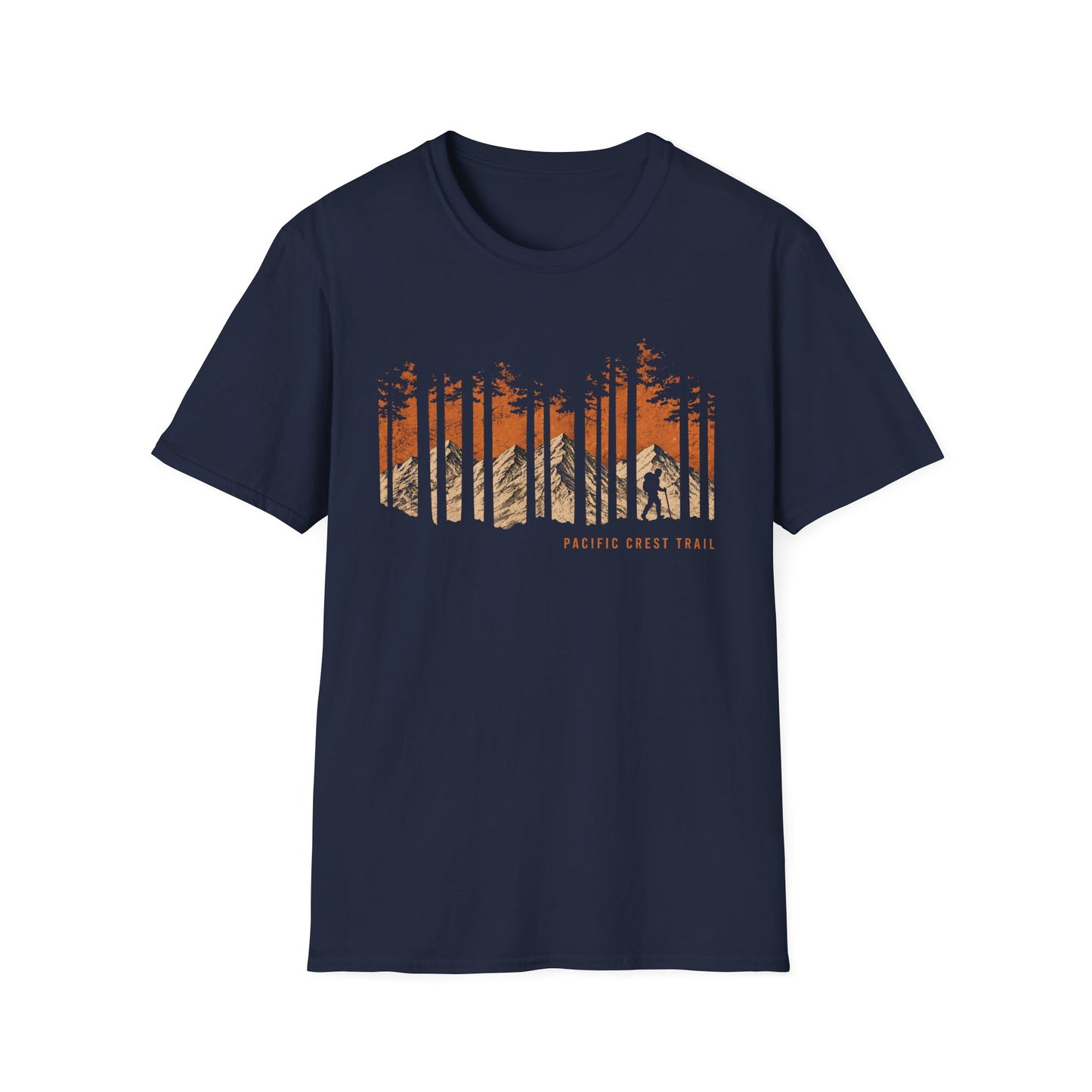 Pacific Crest Trail Sunset T-Shirt | Vintage Mountain Hiking Tee