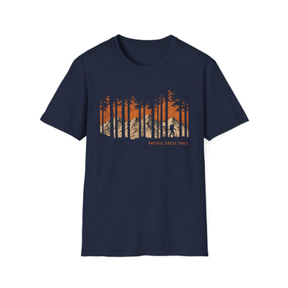 Pacific Crest Trail Sunset T-Shirt | Vintage Mountain Hiking Tee