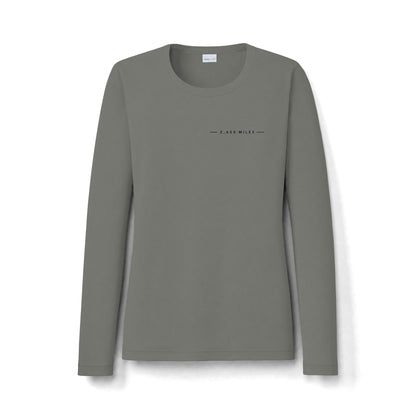 Pacific Crest Trail  UPF50 Women's Long Sleeve UV Tee — Mountain Hike Graphic