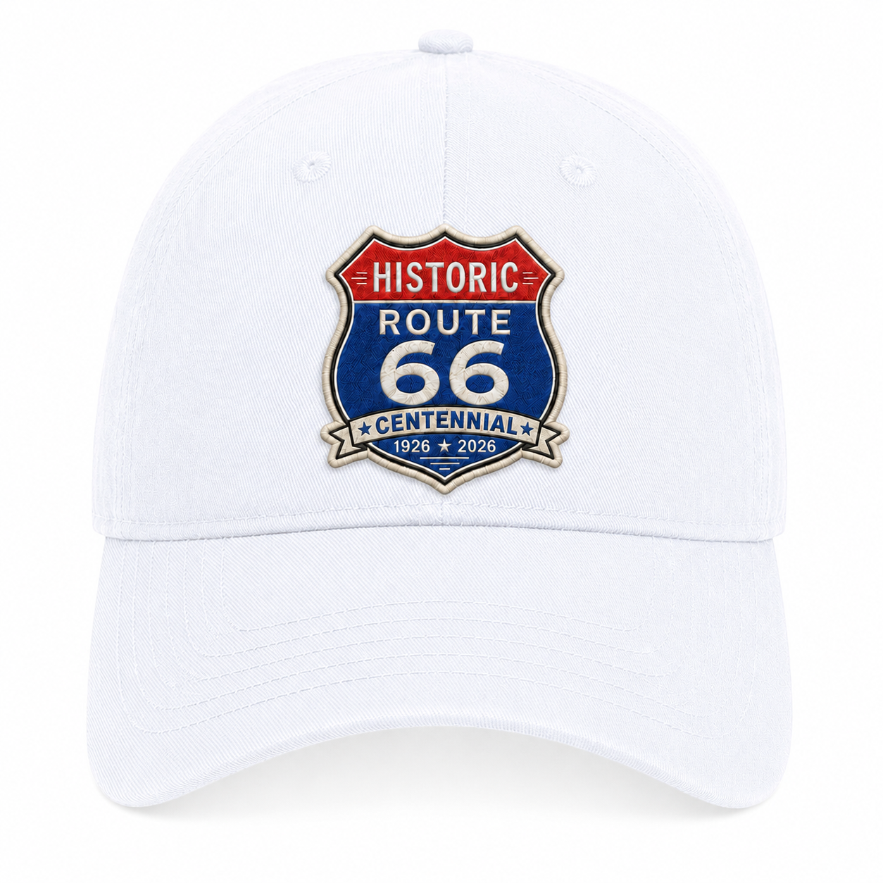 Route 66 Centennial Shield Hat - Multiple Colors and State Versions Available