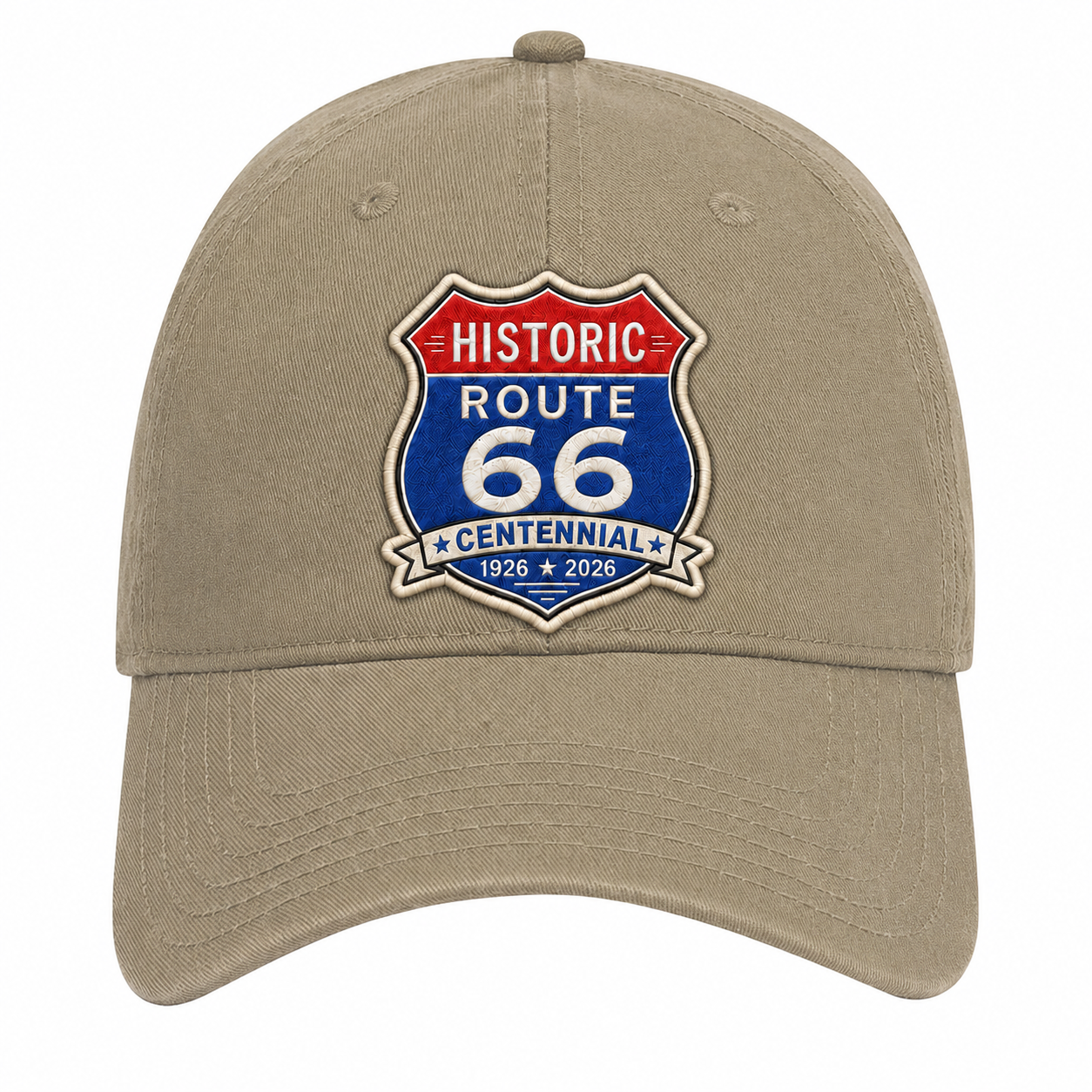 Route 66 Centennial Shield Hat - Multiple Colors and State Versions Available