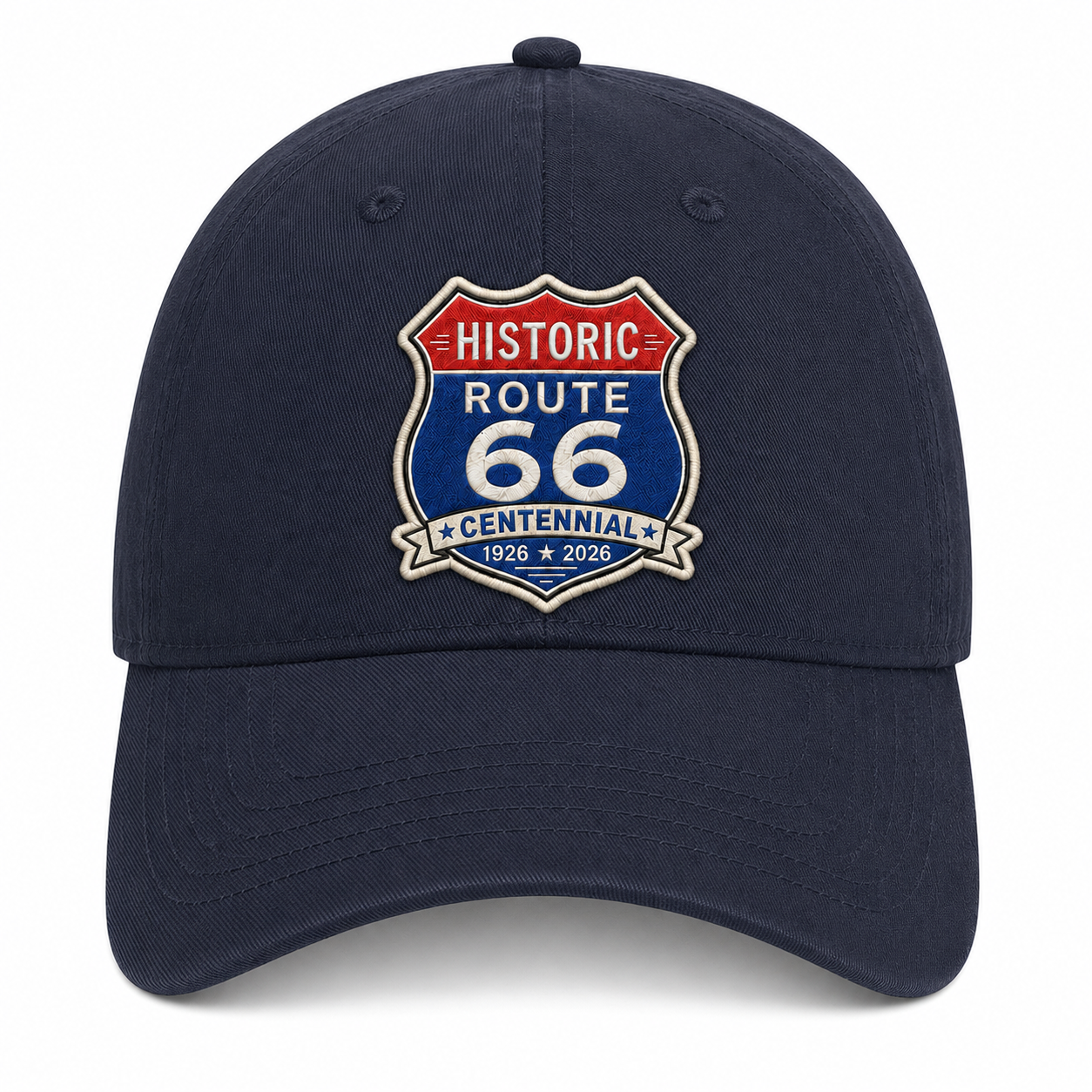 Route 66 Centennial Shield Hat - Multiple Colors and State Versions Available