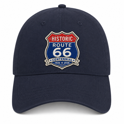 Route 66 Centennial Shield Hat - Multiple Colors and State Versions Available
