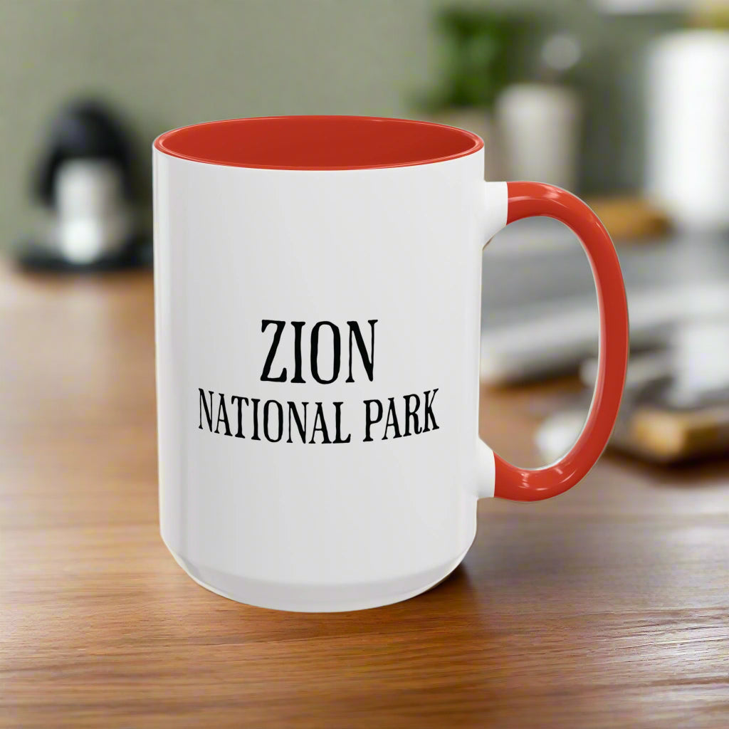 Zion National Park Mountain Lion Colored Mug