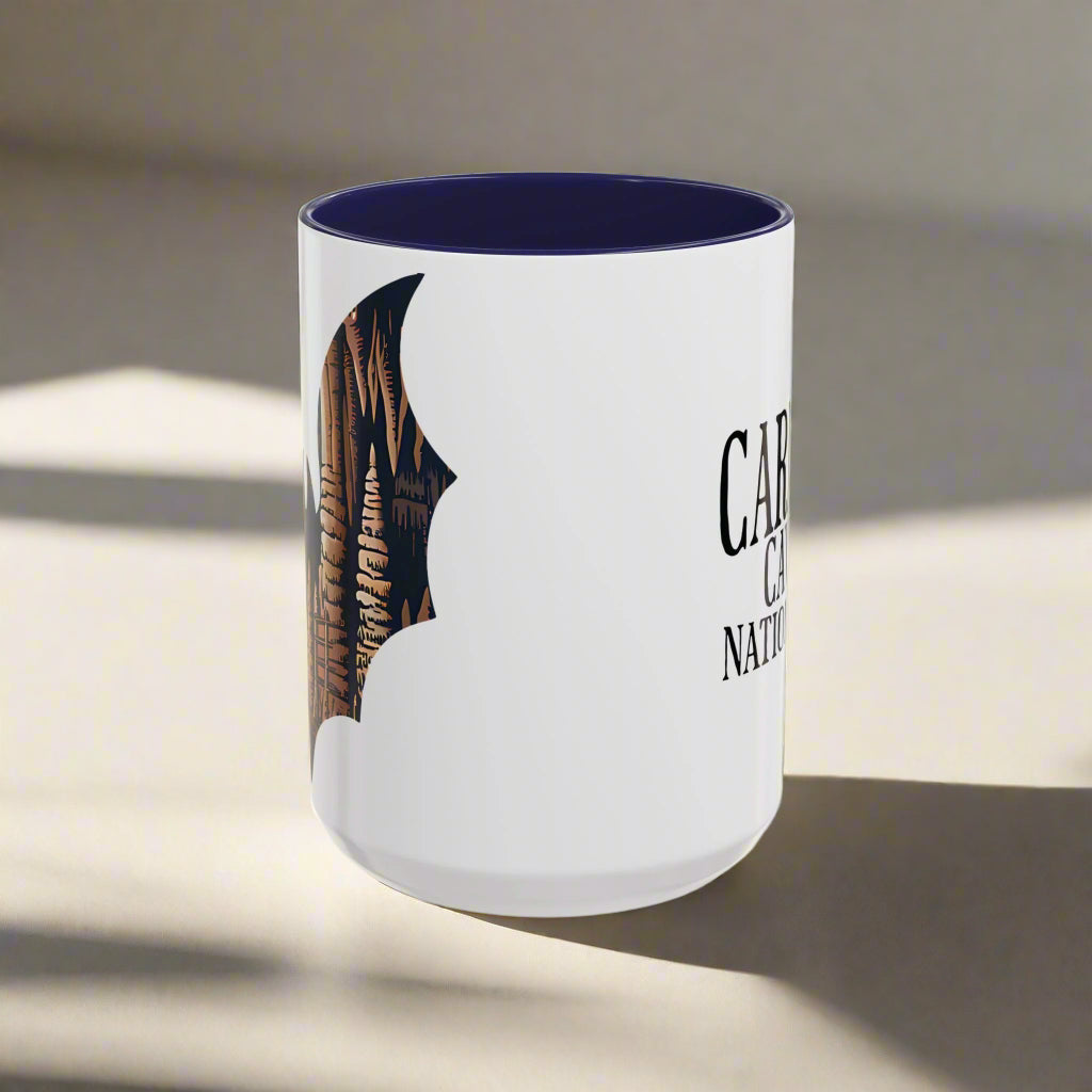 Carlsbad Caverns Park Bat Colored Mug