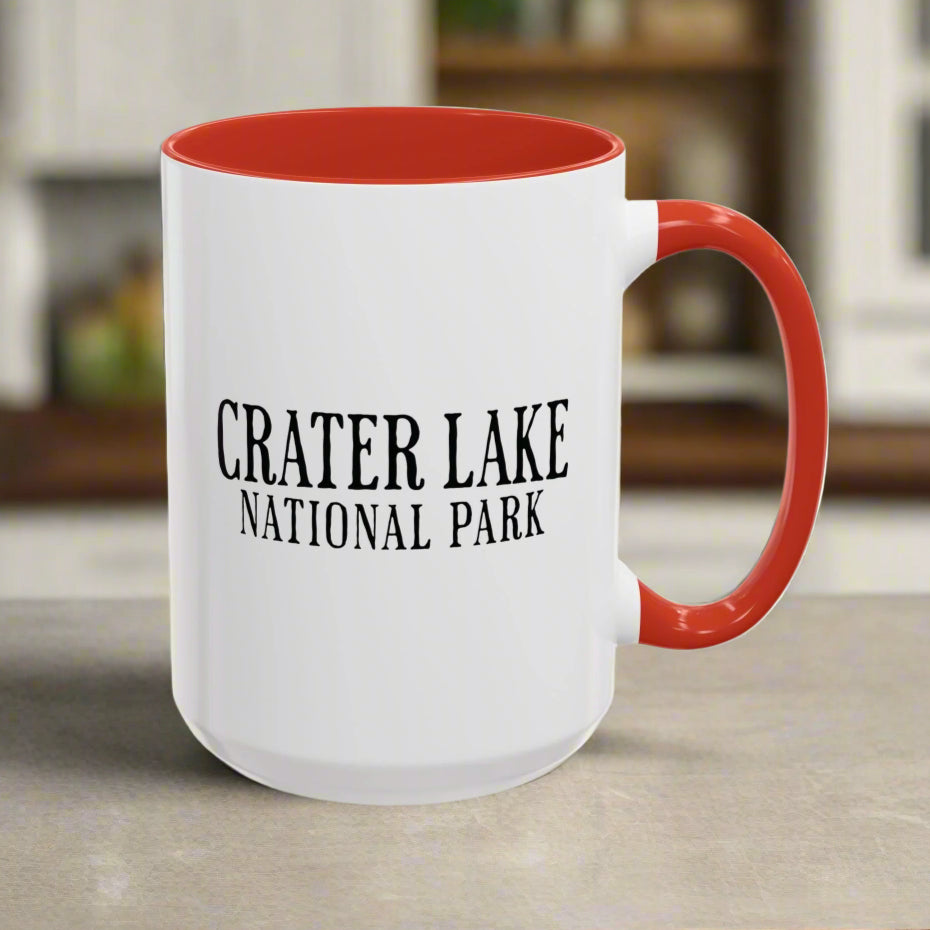 Crater Lake Bear Colored Mug