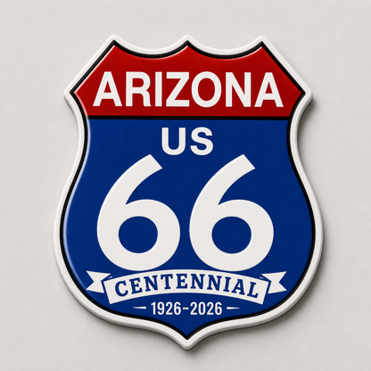 Route 66 Centennial Sign For Each State Magnets - (21) – Bulk Wholesale Orders