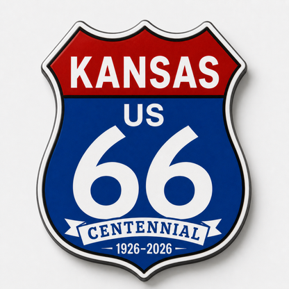 Route 66 Centennial Sign For Each State Magnets - (21) – Bulk Wholesale Orders