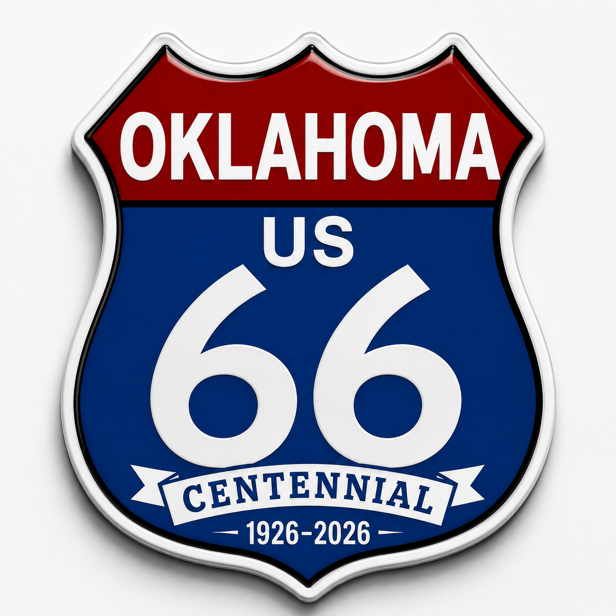 Route 66 Centennial Sign For Each State Magnets - (21) – Bulk Wholesale Orders