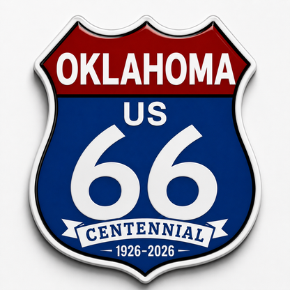 Route 66 Centennial Sign For Each State Magnets - (21) – Bulk Wholesale Orders
