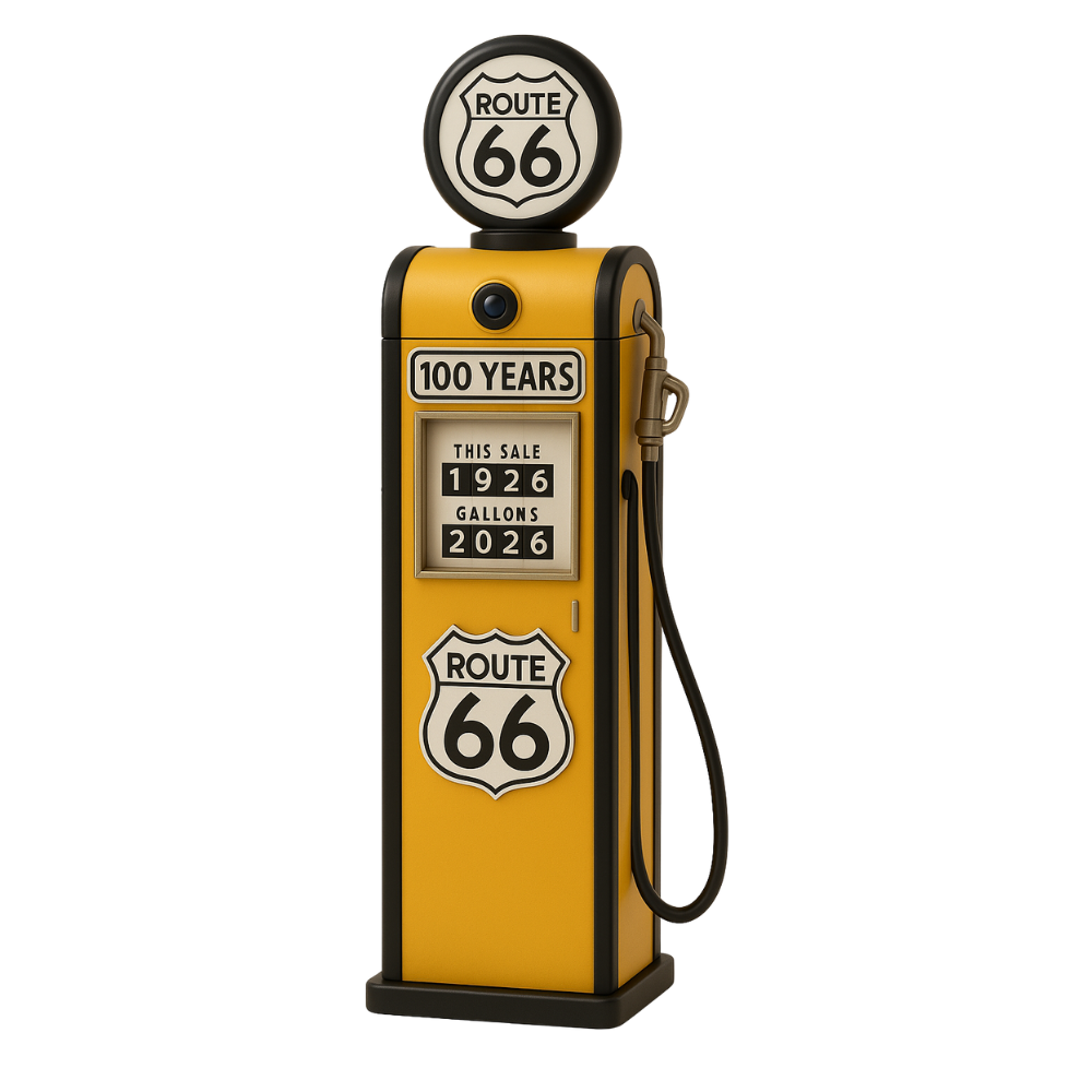 Route 66 Gas Pump – Centennial Display Piece (USB-C 3.0)