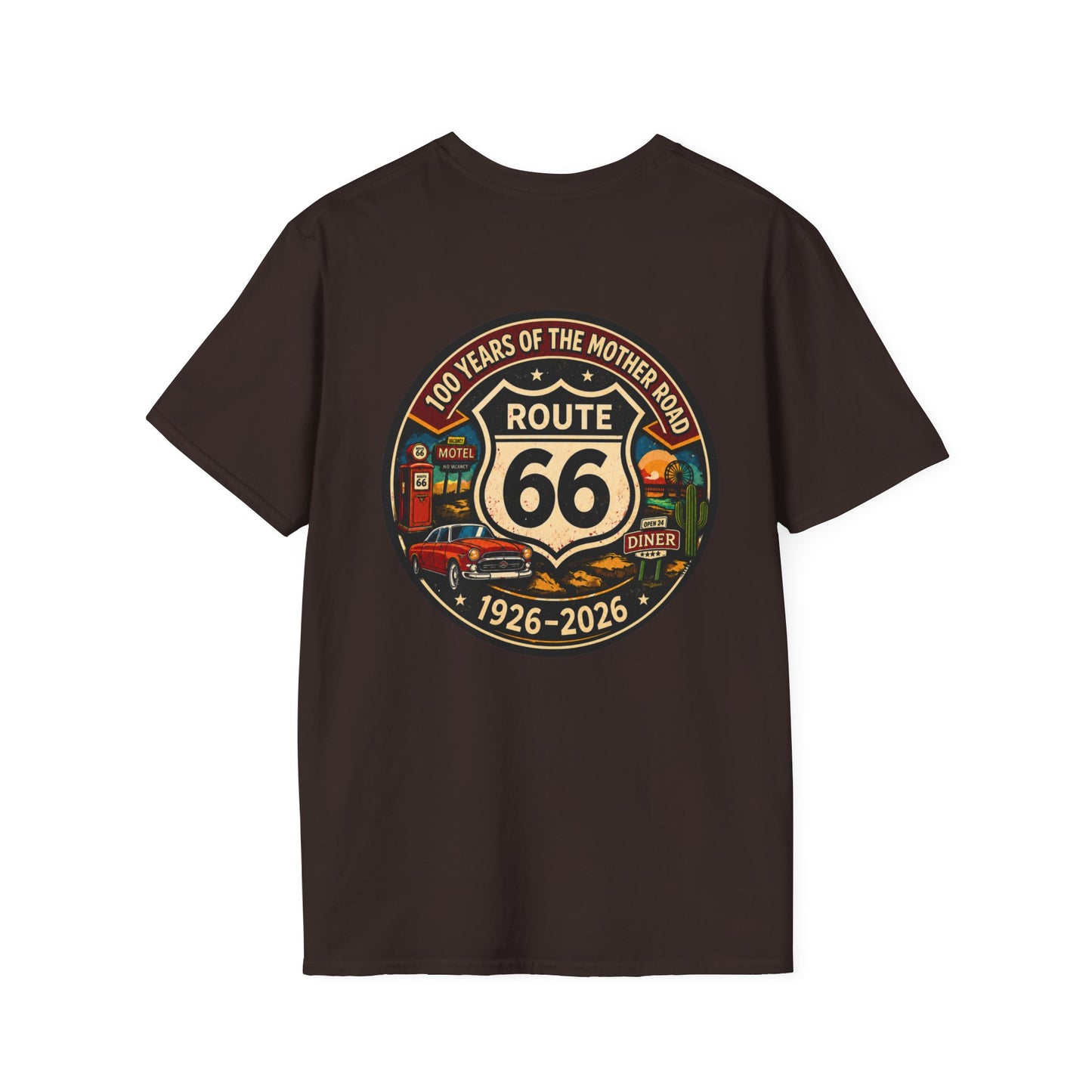 Route 66 Vintage Emblem T-Shirt