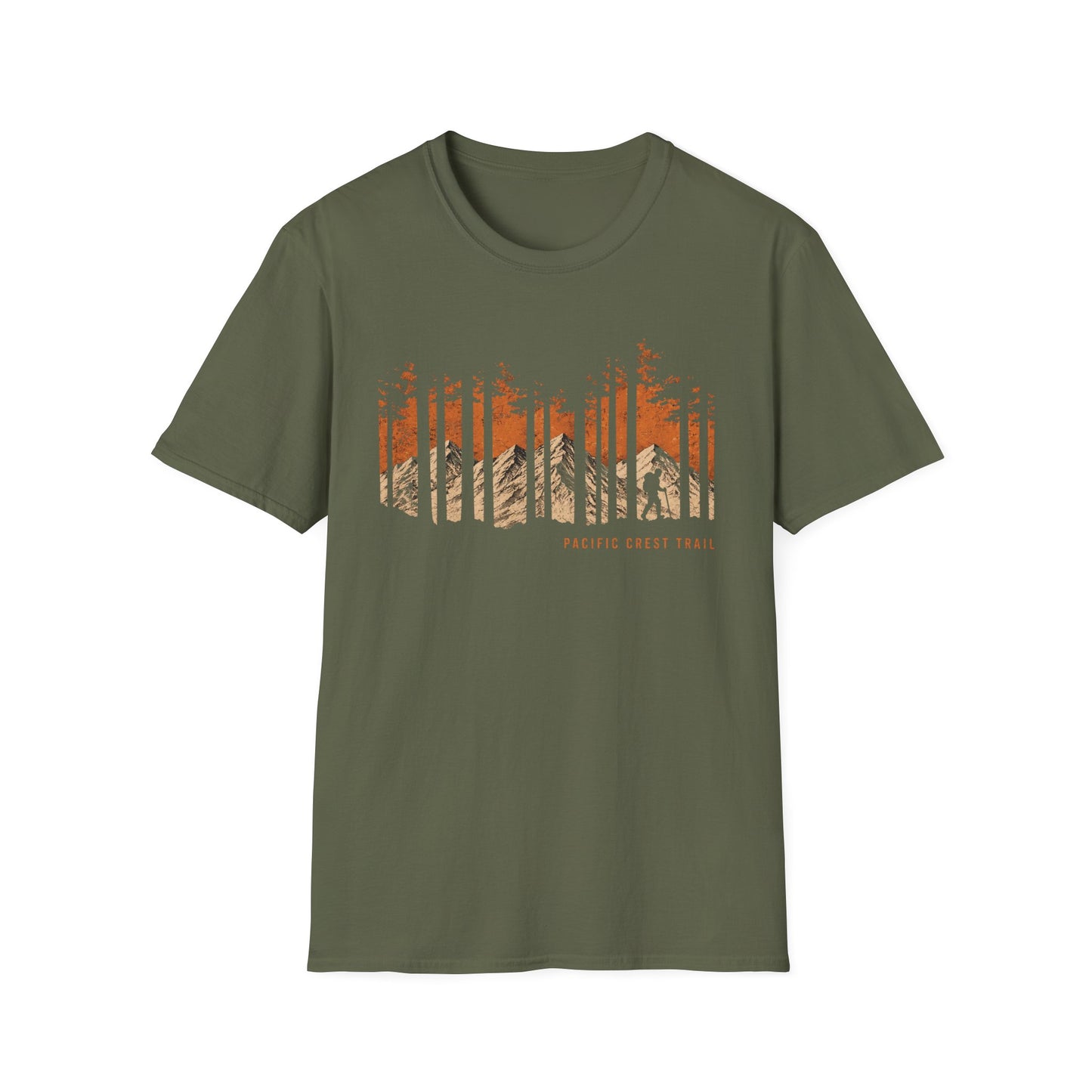 Pacific Crest Trail Sunset T-Shirt | Vintage Mountain Hiking Tee