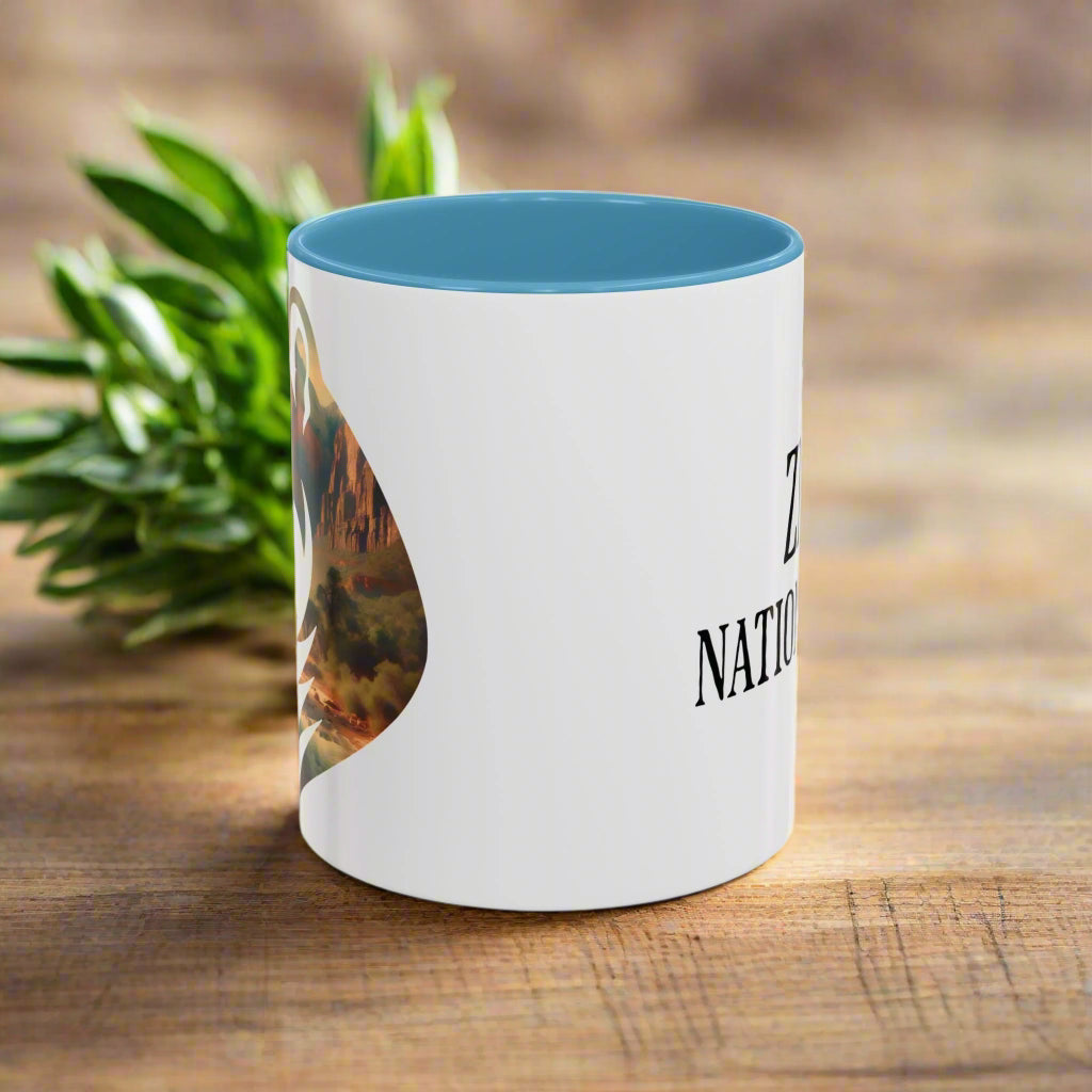 Zion National Park Mountain Lion Colored Mug