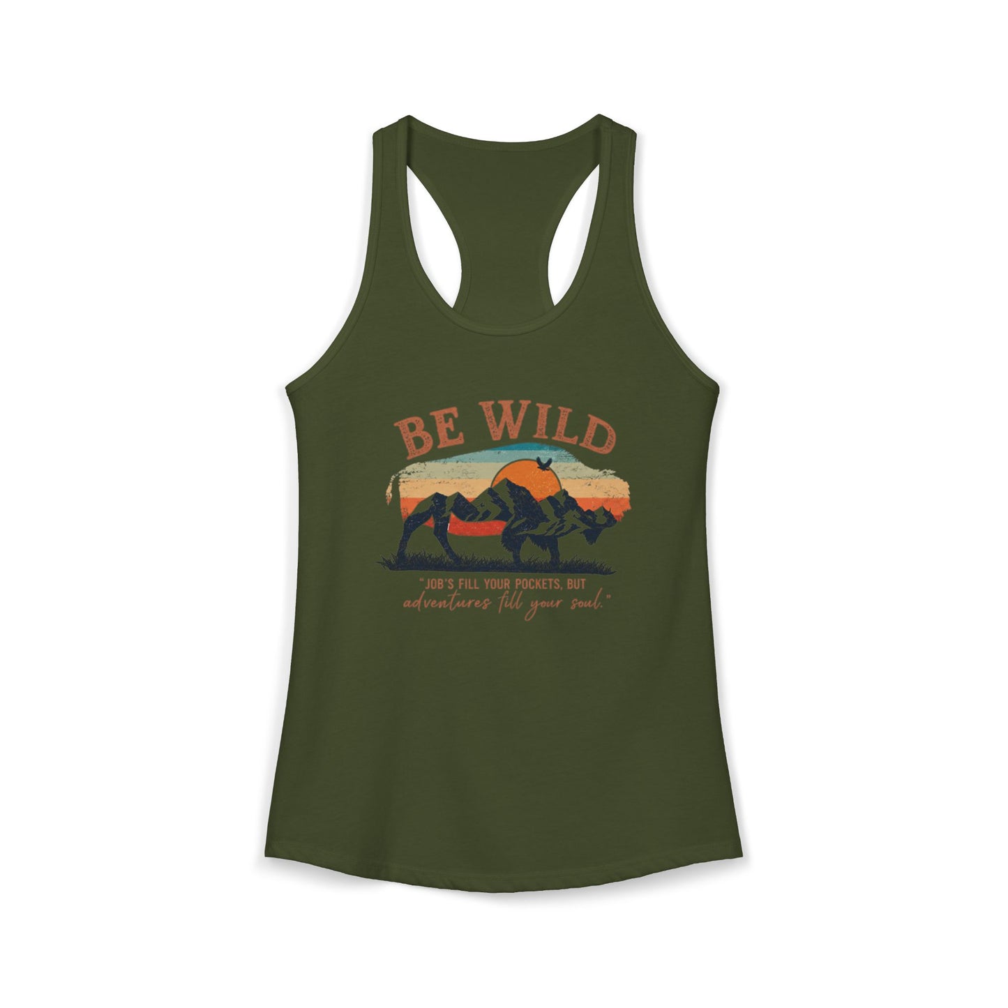 Be Wild Women's Ideal Racerback Tank