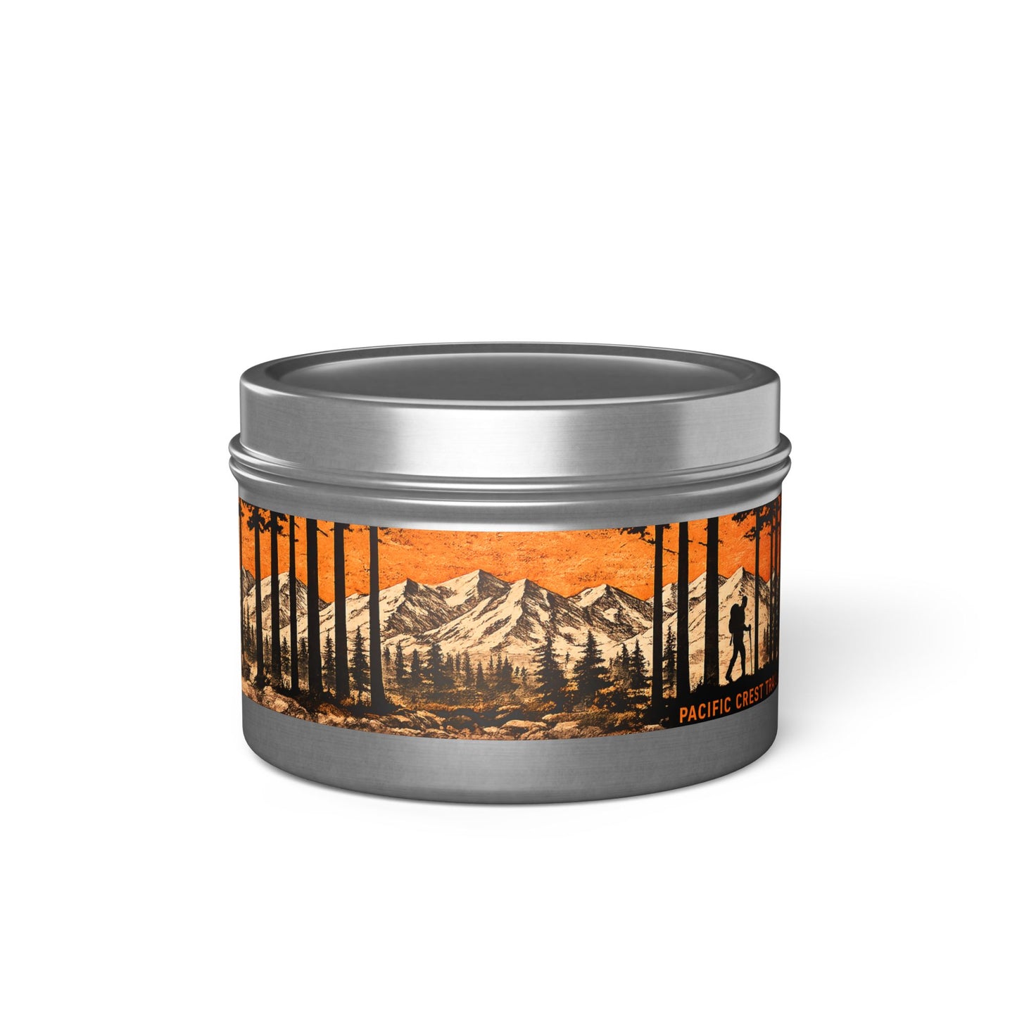 Pacific Crest Trail Mountain Forest Tin Candle | 4oz & 8oz