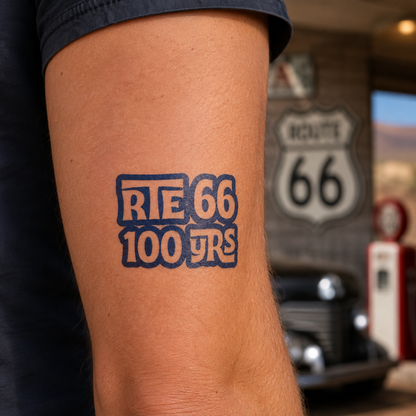 Route 66 Temporary Tattoos (2) – Bulk Wholesale Orders