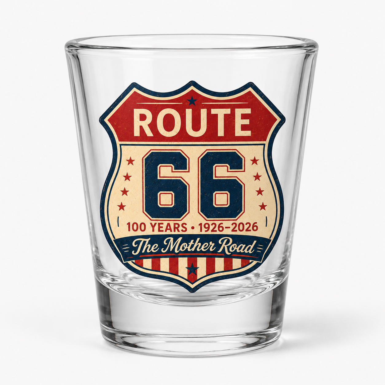 Route 66 Centennial Shot Glasses  – Bulk Wholesale Orders