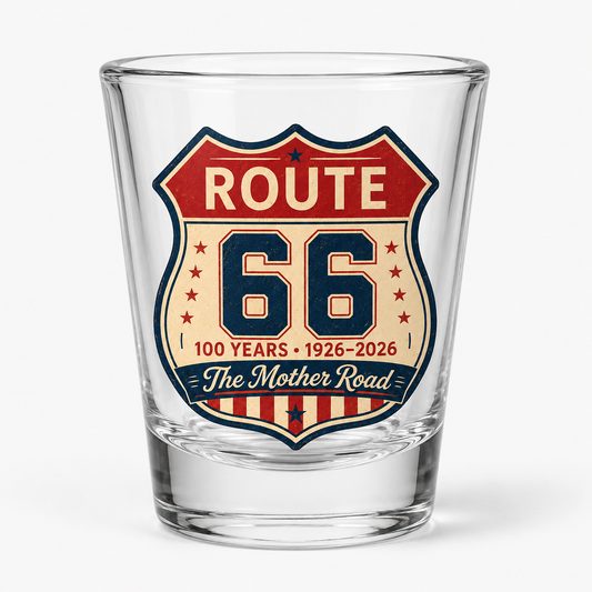 Route 66 Centennial Shot Glasses  – Bulk Wholesale Orders