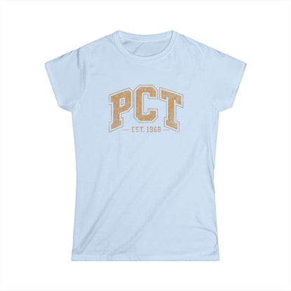 PCT Vintage Collegiate Women’s T-Shirt | Est. 1968 Retro Tee