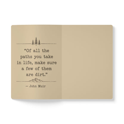 Trail Journal Softcover Notebook | Miles, Memories & Moments