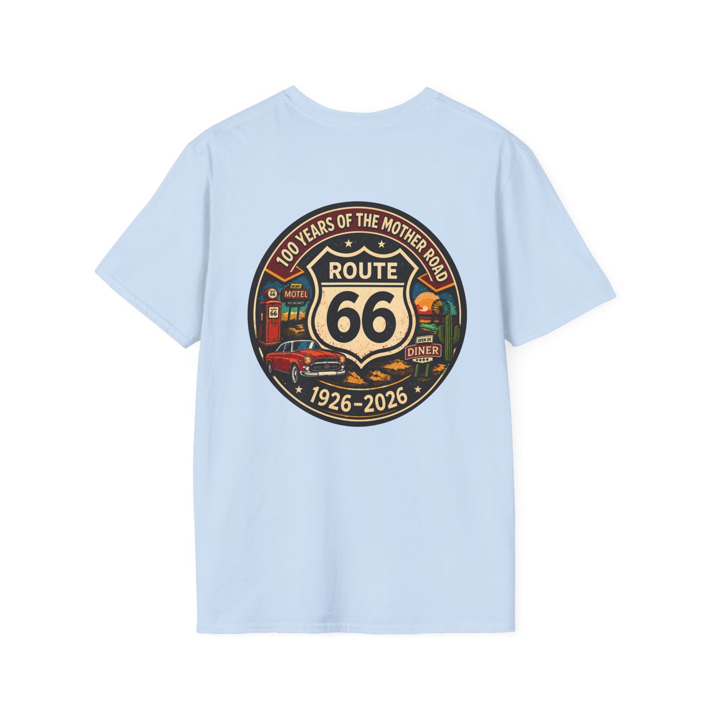 Route 66 Vintage Emblem T-Shirt