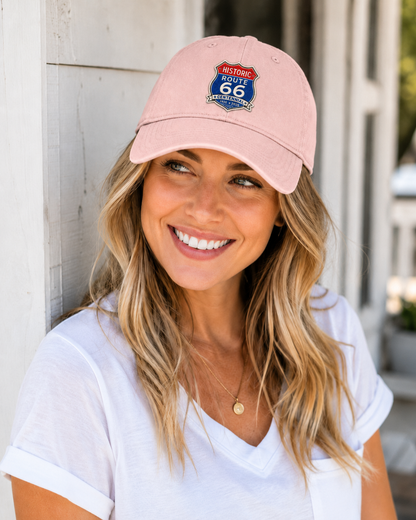 Route 66 Centennial Shield Hat - Multiple Colors and State Versions Available