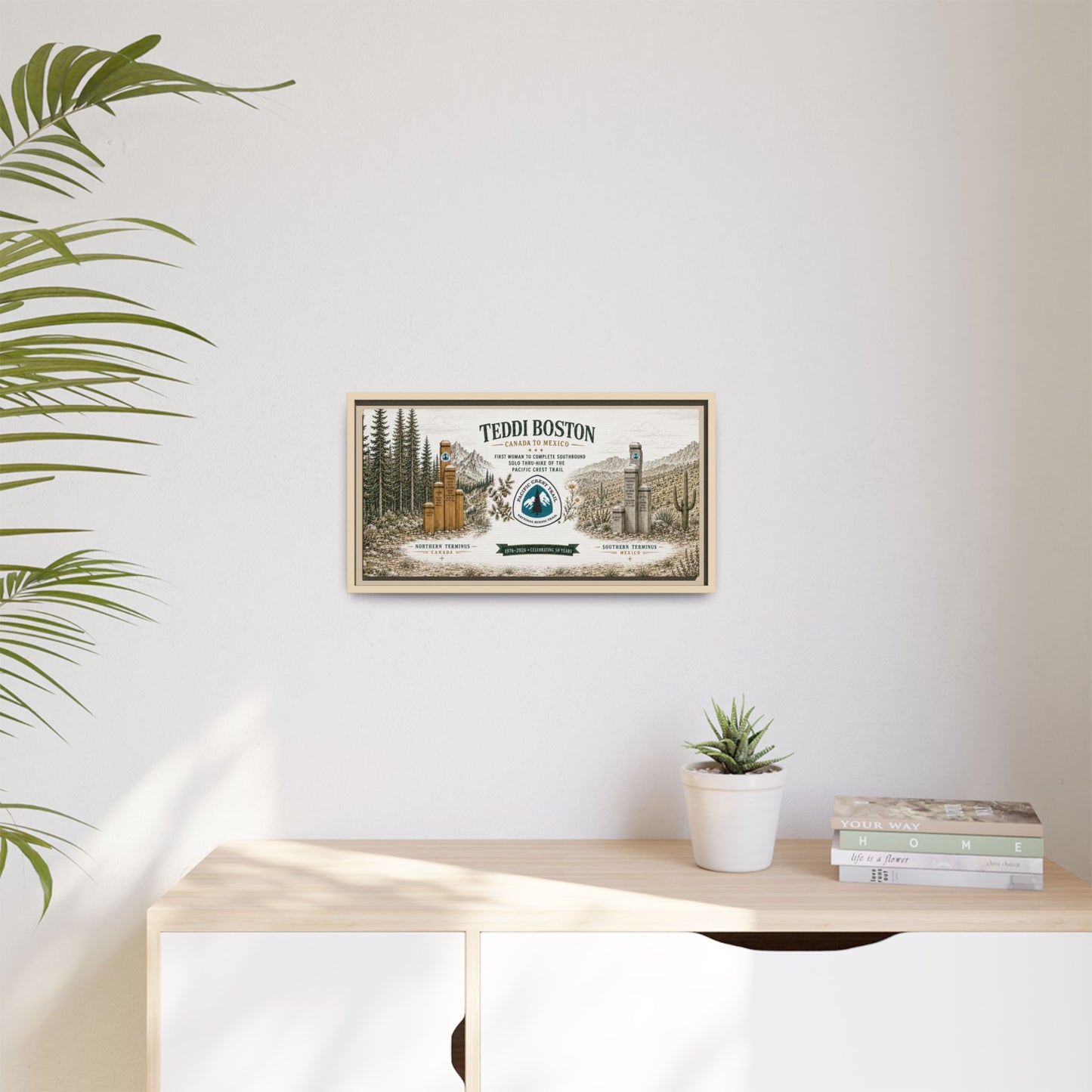 Matte Canvas, Framed (Multi-color)