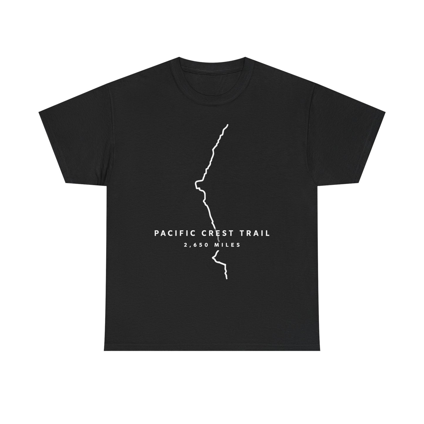 Pacific Crest Trail map T-Shirt | PCT 2,650 Miles Trail Tee