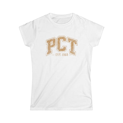 PCT Vintage Collegiate Women’s T-Shirt | Est. 1968 Retro Tee
