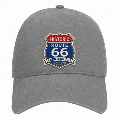 Route 66 Centennial Shield Hat - Multiple Colors and State Versions Available
