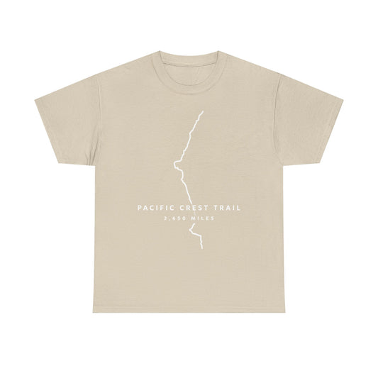 Pacific Crest Trail map T-Shirt | PCT 2,650 Miles Trail Tee