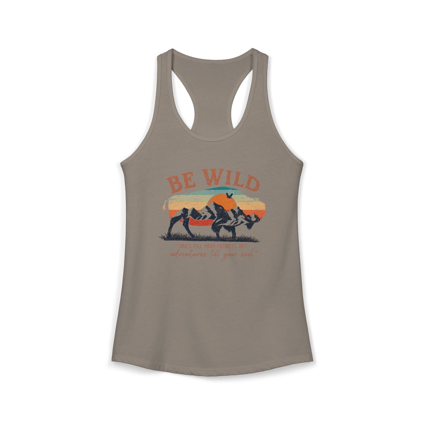 Be Wild Women's Ideal Racerback Tank
