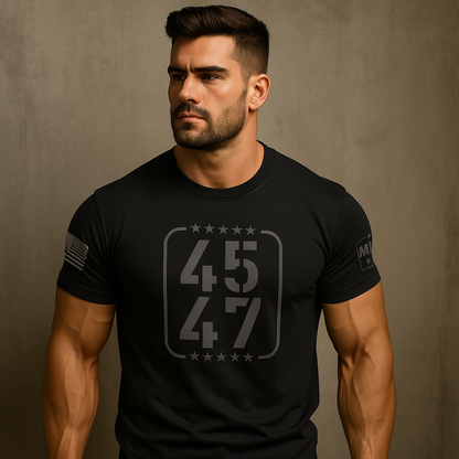 45/47 Black T-Shirt