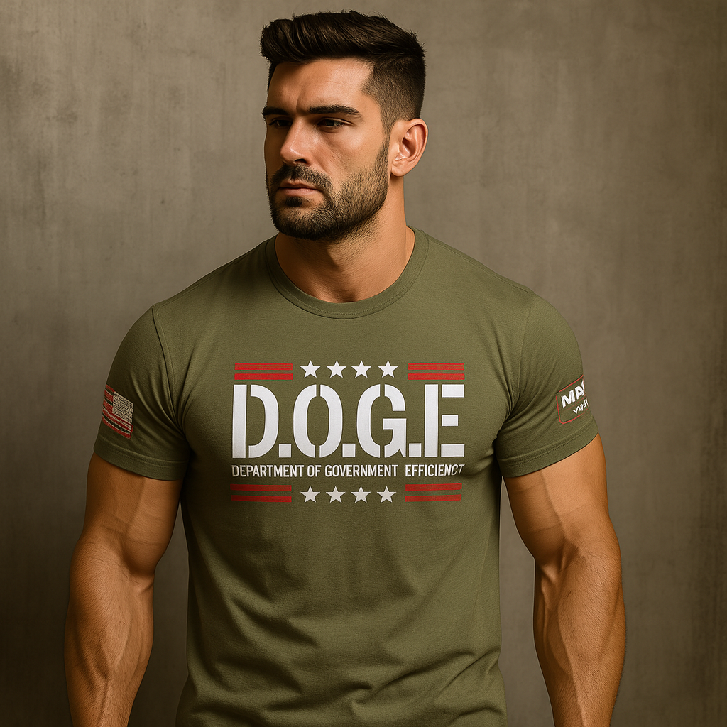 D.O.G.E Army Green T-Shirt