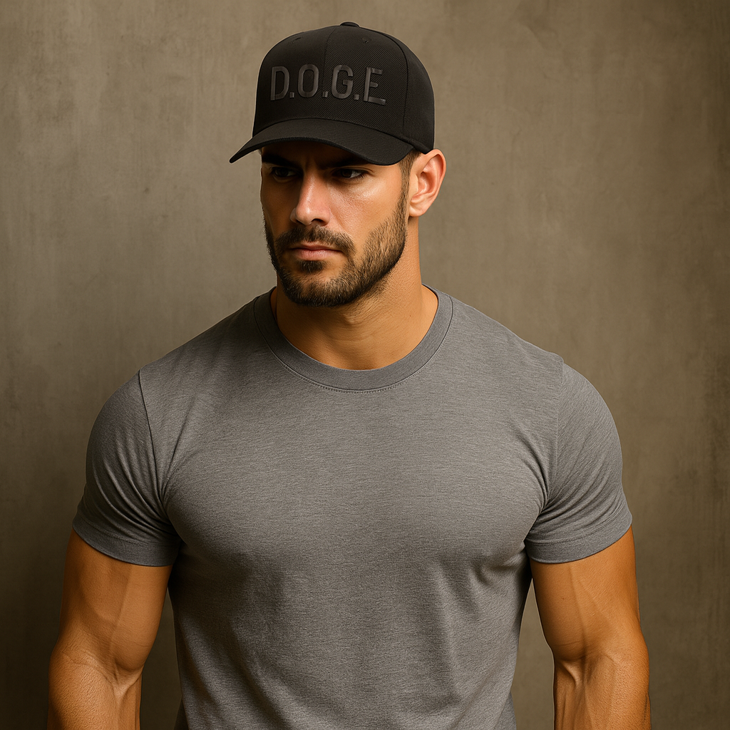 FLEX-FIT - D.O.G.E. Black/Grey Hat