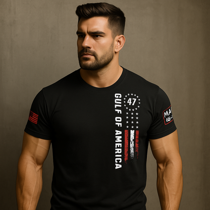 Gulf of AMERICA w/ Flag T-Shirt