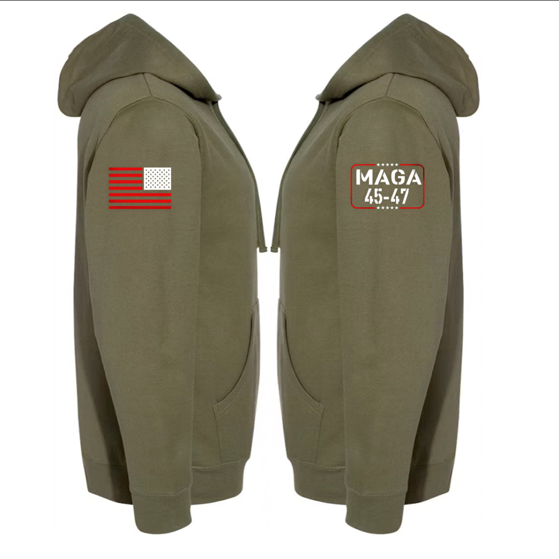 D.O.G.E Army Green Hoodie