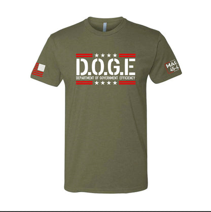 D.O.G.E Army Green T-Shirt