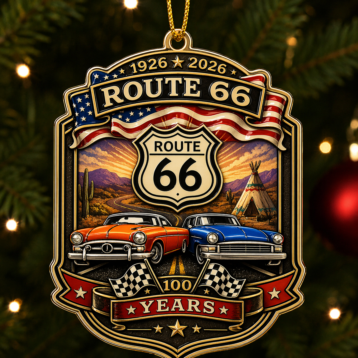 (1) Route 66 Centennial Ornaments – Wholesale Program