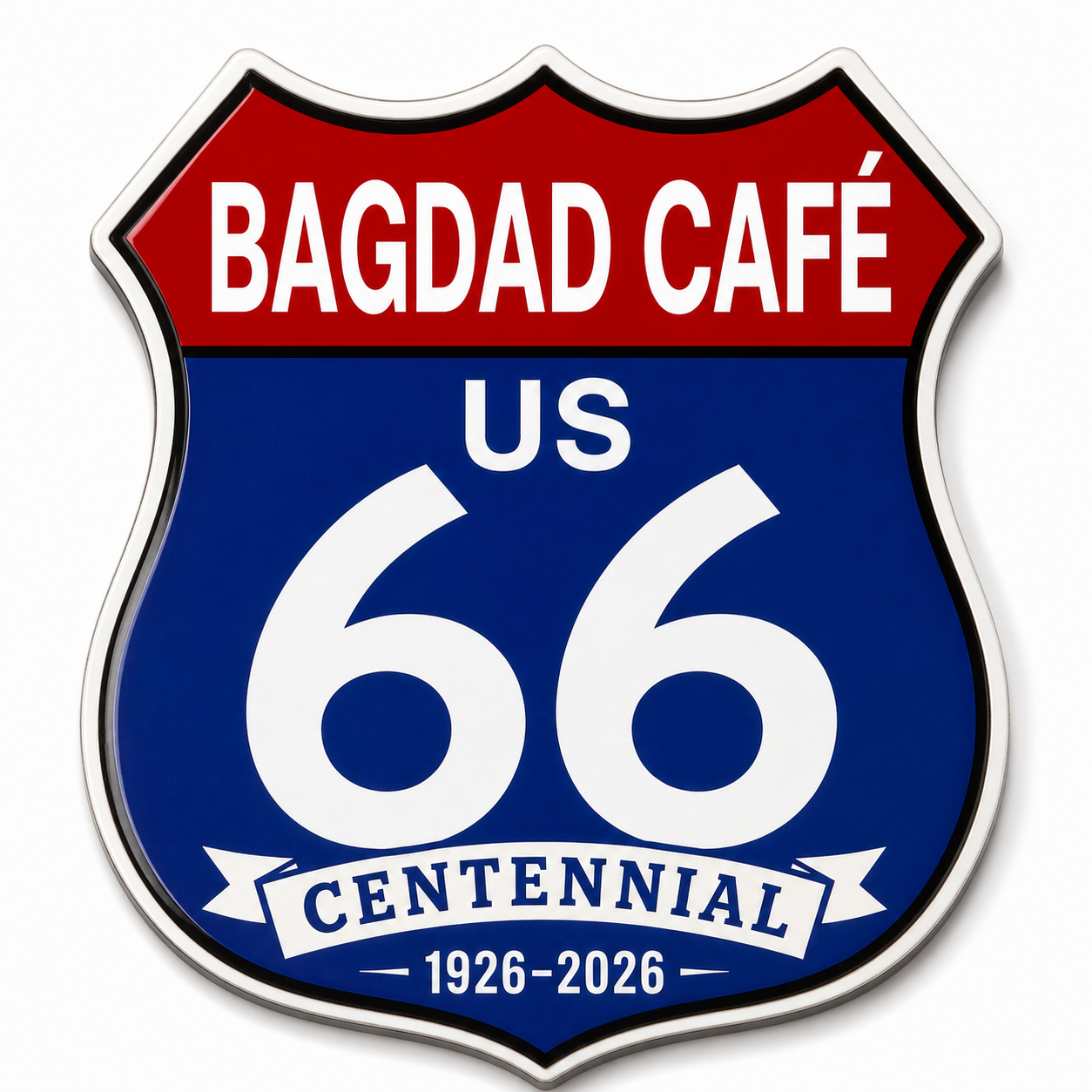 Bagdad Cafe Route 66 Centennial Magnets (B50) – Bulk Wholesale Orders