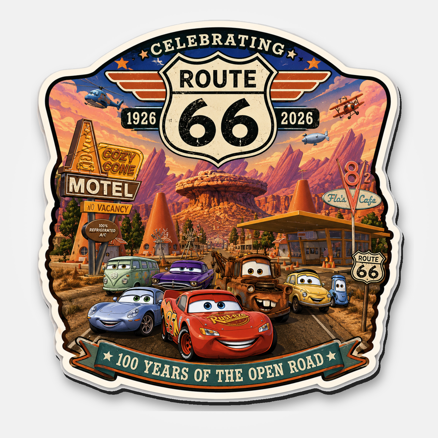 Route 66 Centennial Magnets (22) – Bulk Wholesale Orders