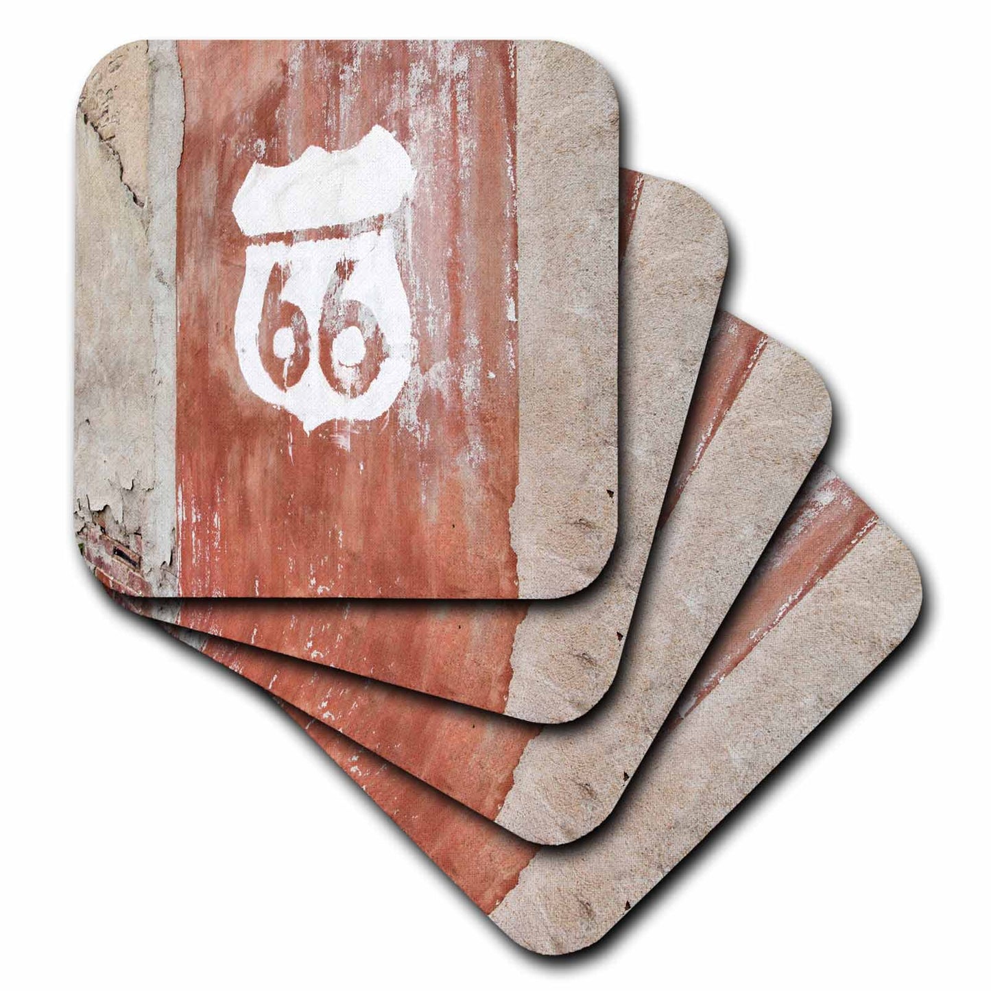 3dRose Danita Delimont - Route 66 - Kansas, USA. Route 66. - Coasters (CST_206166)