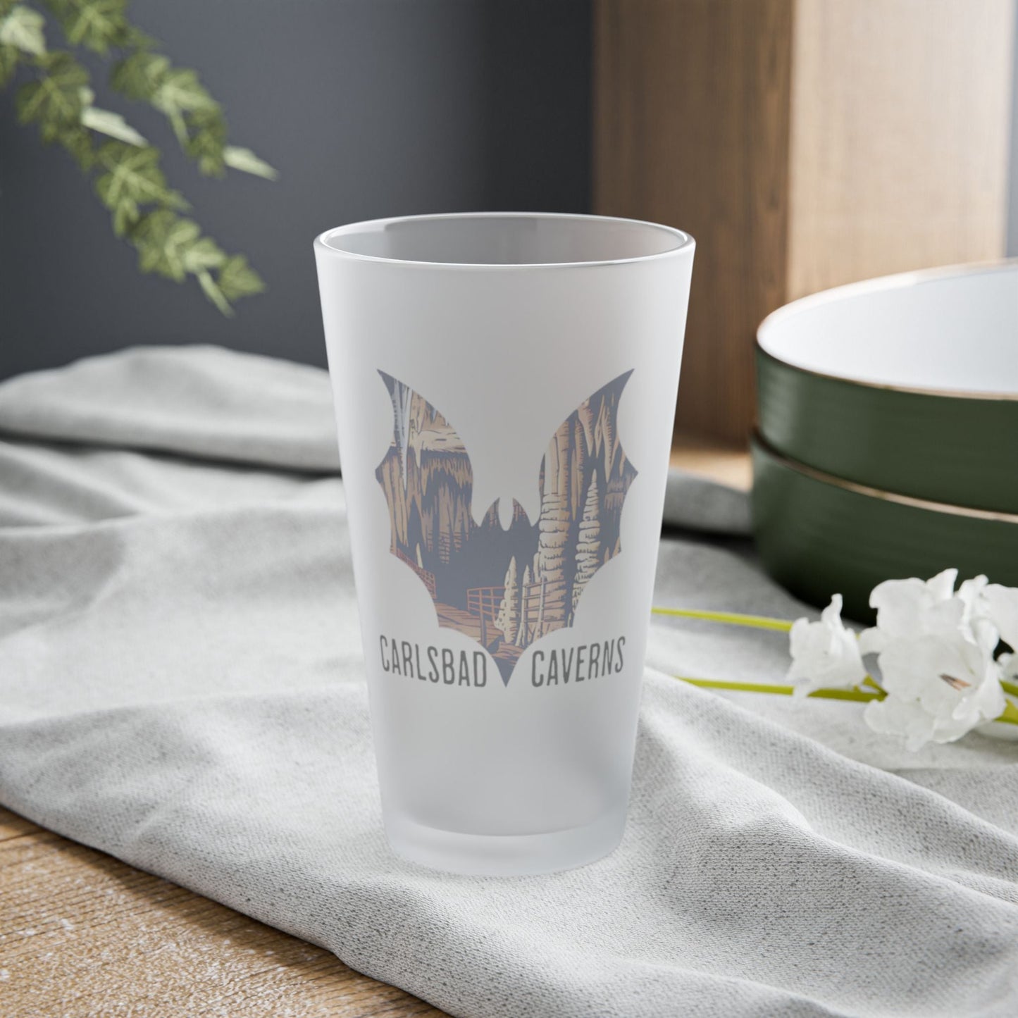 Carlsbad Caverns National Park Bat Frosted Mug